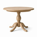 Table ronde en chêne naturel 100 cm